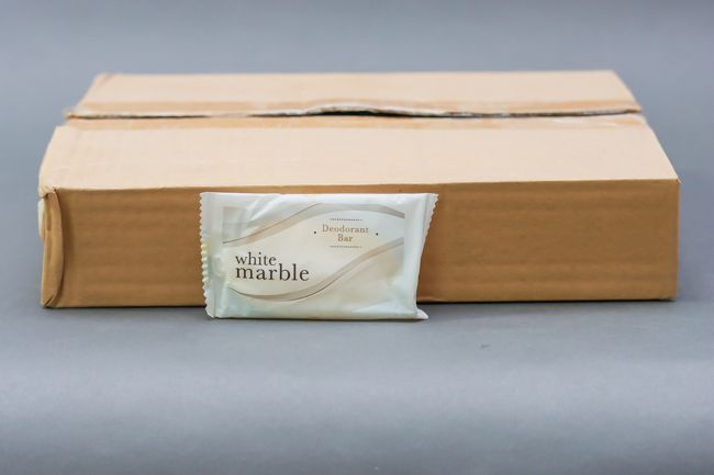 White Marbel Dial Deod Bar Soap 1.5 oz 50/Bag