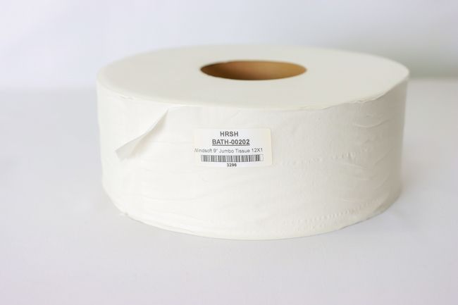 Windsoft 9&quot; Jumbo Tissue 12X1