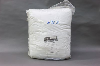WP 100% Cot Ecopure Mattress Pad Matt Pads 78x80&quot; King White 1/Pack