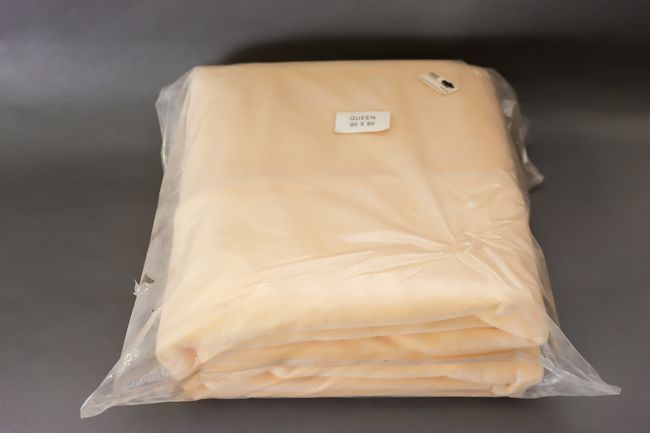 WP 100% Nylon Classic Vellux Blanket 90x90" Queen Ivory 1/Pack