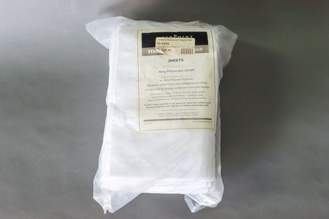 WP 100% Poly Martex Ultra Touch Pillowcase 42x44" King Fresh White 12/pack