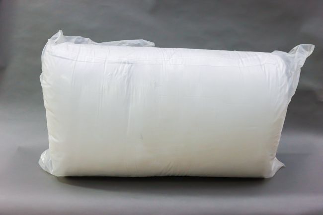 WP 100% Poly Ultra Touch Garnetted Pillow 20x26&quot; Std White 1/Pack