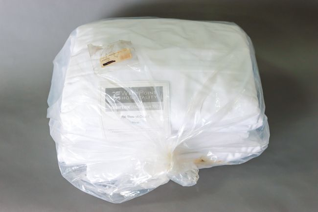 WP 60% Cot/40% Poly Millenium Flat Sheet 93x110 Queen Fresh White 6/Pack
