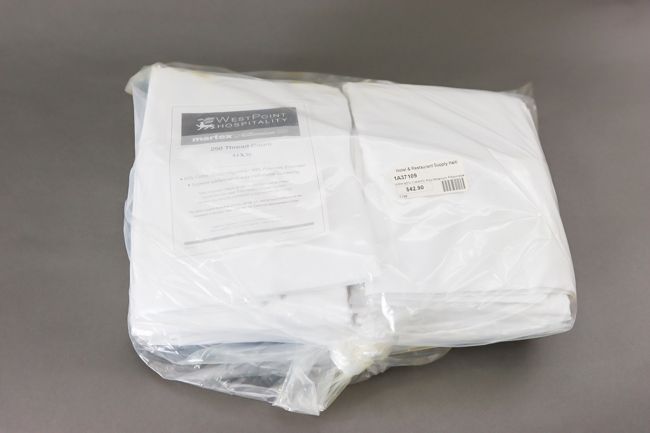 WP 60% Cot/40% Poly Millenium Pillowcase 44x36&quot; Std Fresh White 12/Pack