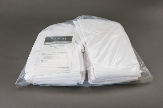 WP 86% Cot/40% Poly Queen Fresh 44x40&quot; Millenium Pillowcase White 12/Pack