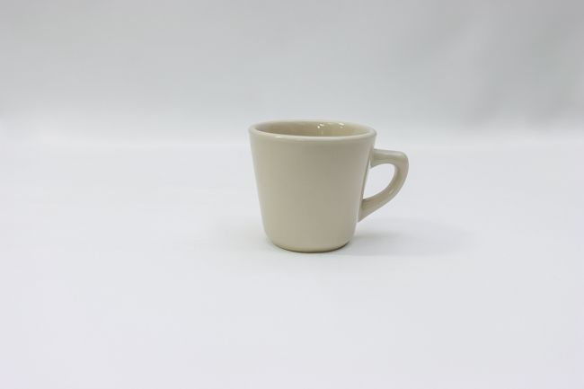 WTI Tall Cup. Rolled Edge American White