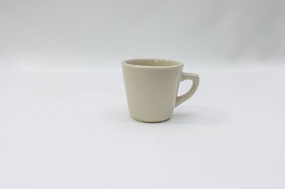 WTI Tall Cup. Rolled Edge American White