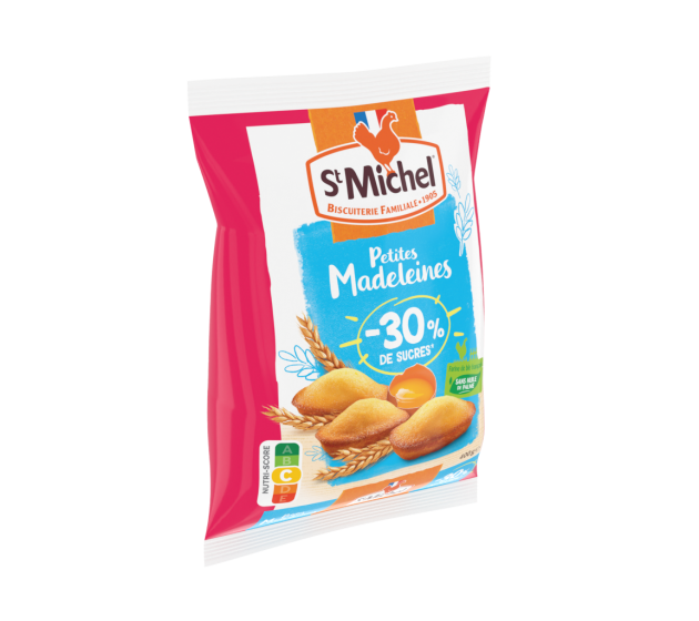 ST. MICHEL MADELEINE 30% LESS SUGAR 12X400G