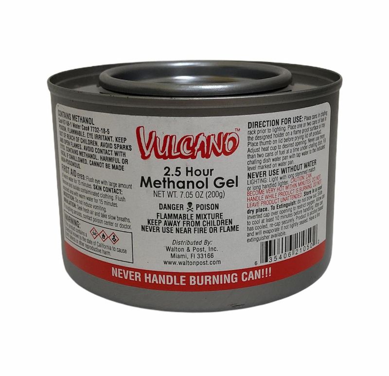 VULCANO GEL METHANOL GEL CHAFING FUEL 72X8OZ