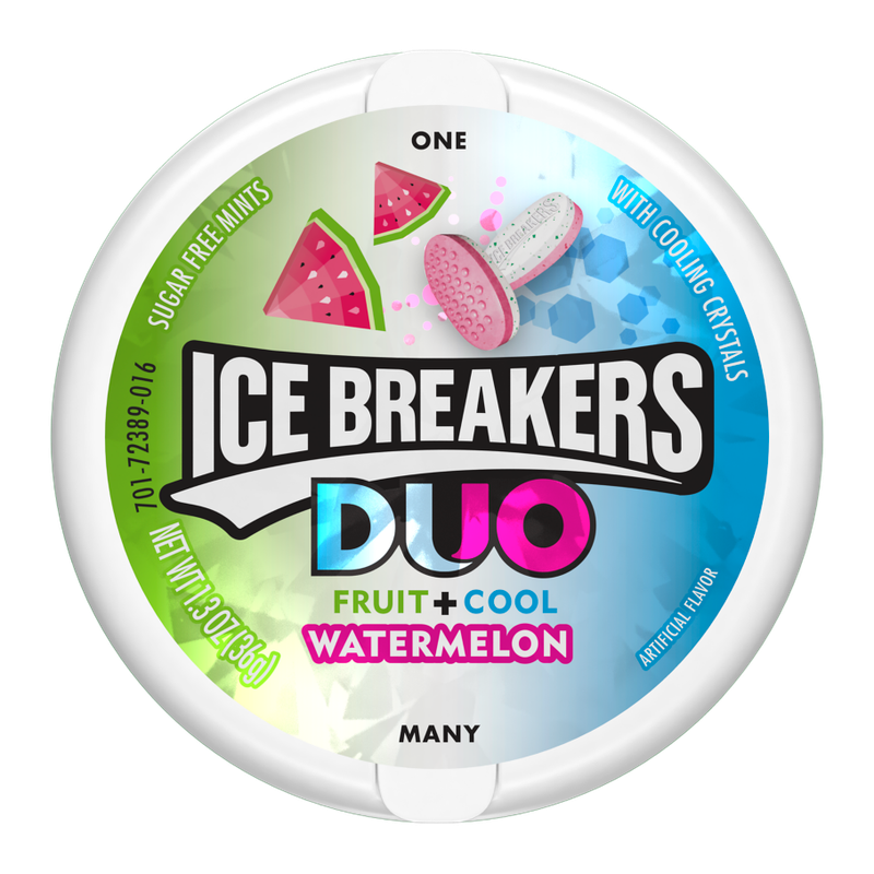 ICE BREAKERS DUO WATERMELON TIN 8X1.3OZ
