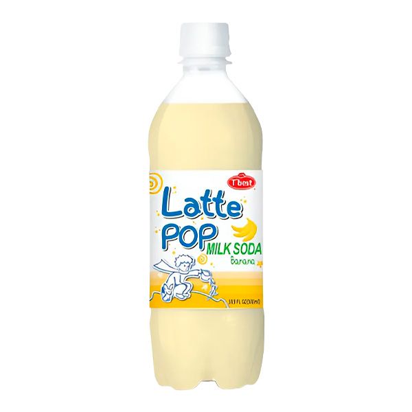 T&#39;BEST LATTE POP MILK SODA BANANA DRINK 20X500ML