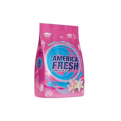 AMERICA FRESH POWDER DETERGENT FLORAL &amp; SOFTENER 10X1KG