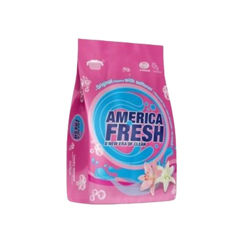 AMERICA FRESH POWDER DETERGENT FLORAL &amp; SOFTENER 10X2KG
