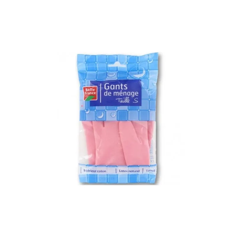 BELLE FRANCE GANTS DE MENAGE TAILLE L 22CT