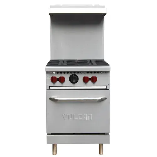 HDS VULCAN SX Series Restaurant Range 4 Burner LP Gas 24&quot; SS