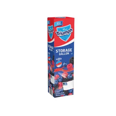TRIUMPH GALLON STORAGE ZIPPER BAGS 12X40CT