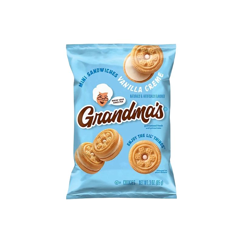 GRANDMA'S MINI SANDWICH CREMES VANILLA 42X3OZ