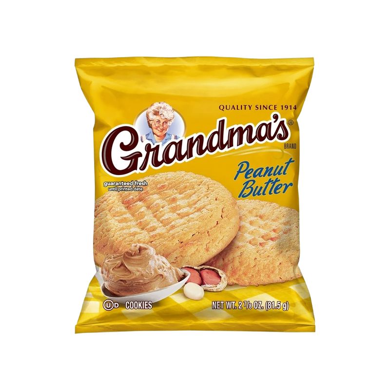 GRANDMA'S COOKIES PEANUT BUTTER 60X2.875OZ