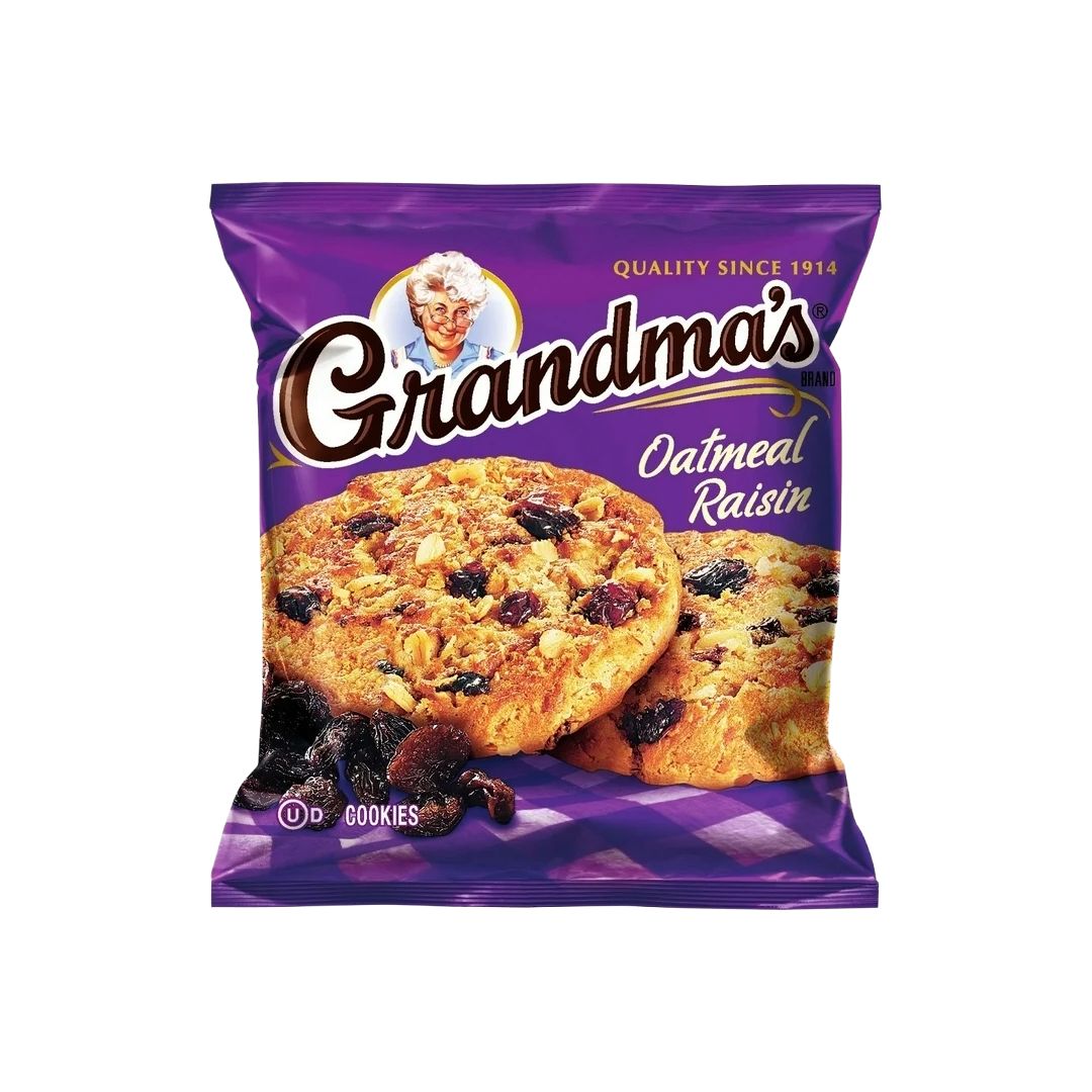 GRANDMA&#39;S COOKIES OATMEAL RAISIN 60X2.875OZ