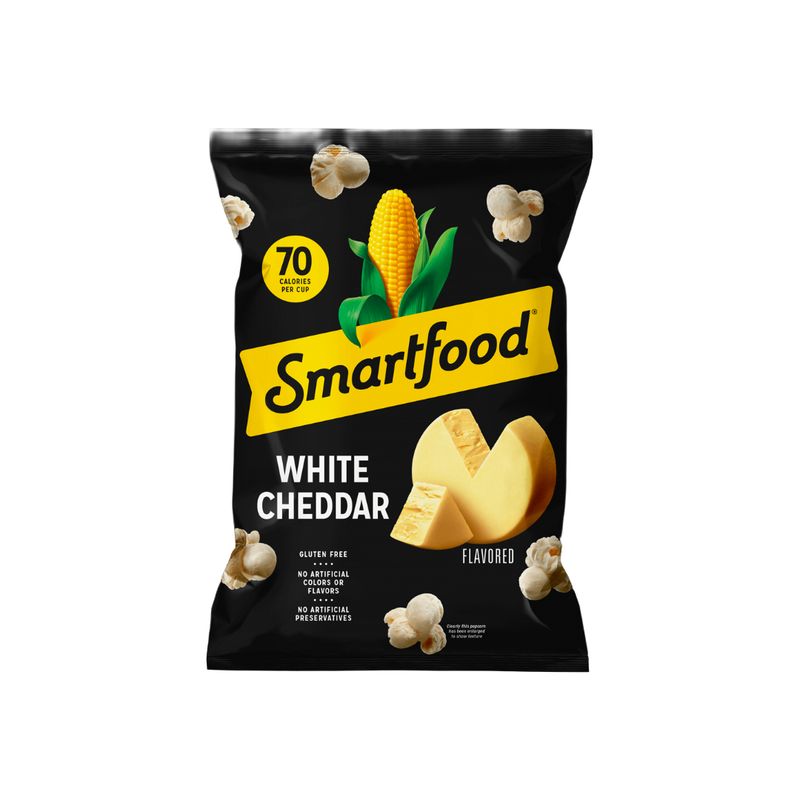 SMARTFOOD POPCORN WHITE CHEDDAR 64X1OZ