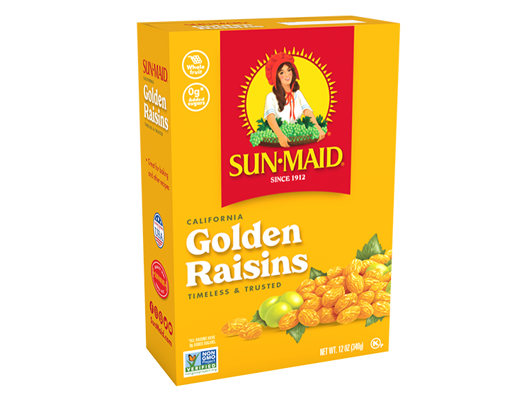 SUN-MAID GOLDEN RAISINS 12X6X1OZ