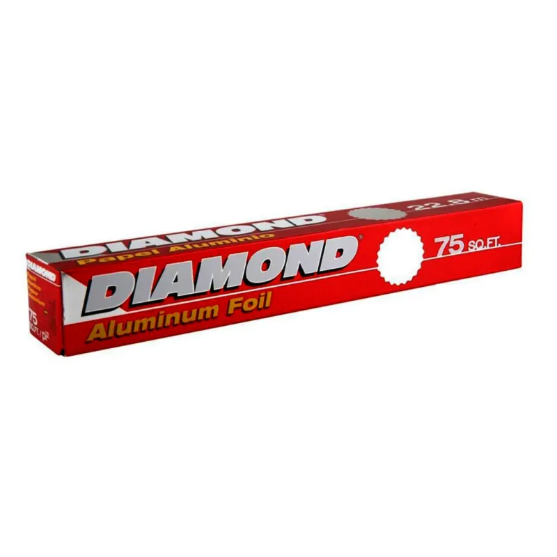 DIAMOND ALUMINUM FOIL 24X12"75'