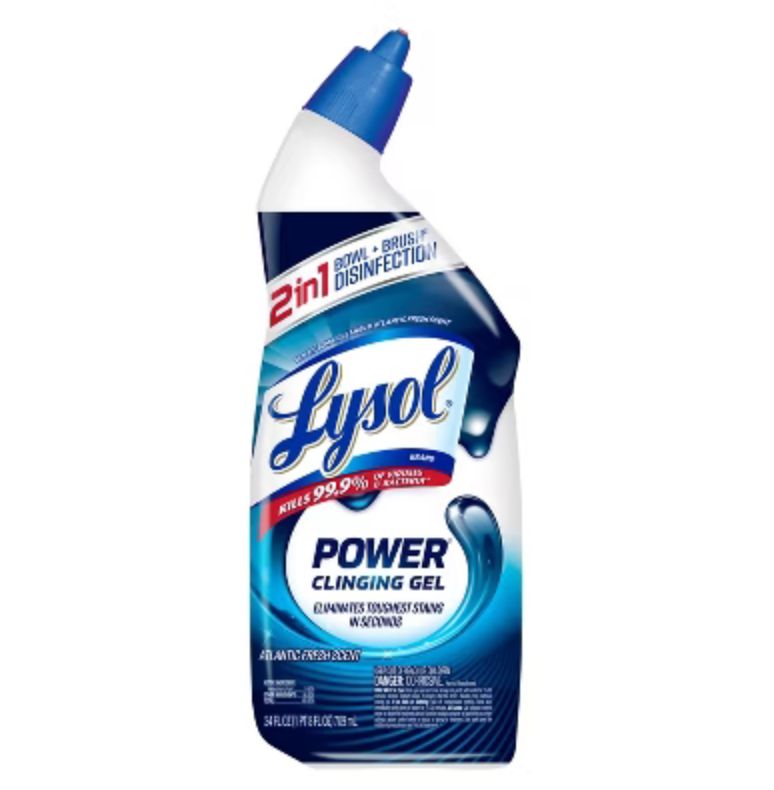 LYSOL POWER TOILET BOWL CLEANER CLINGING GEL 4X2X240Z