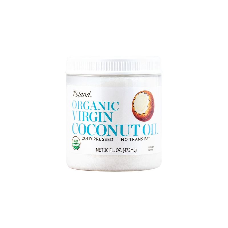 ROLAND ORGANIC VIRGIN COCONUT OIL 6X16OZ