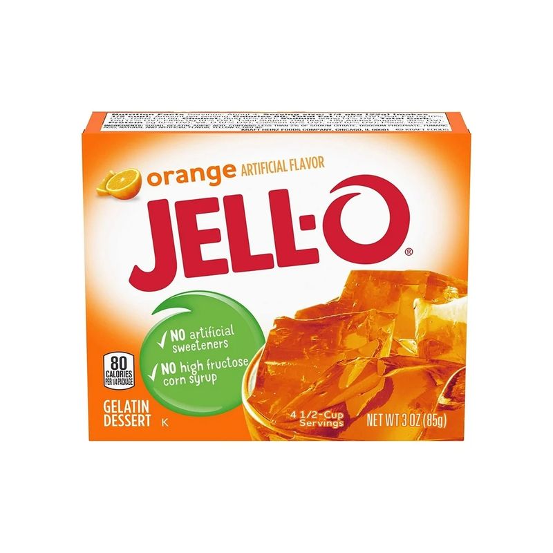 JELLO-O ORANGE GELATIN 24X3OZ