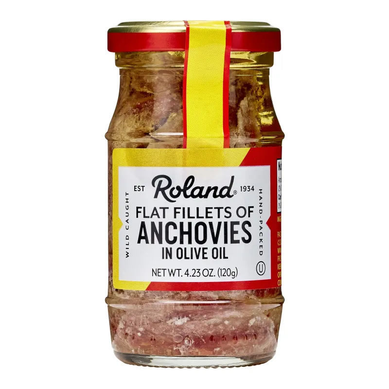 ROLAND ANCHOVIES FILLETS IN OLIVE OIL 6X4.2OZ
