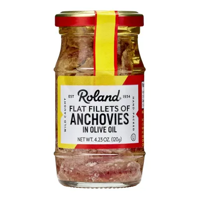 ROLAND ANCHOVIES FILLETS IN OLIVE OIL 6X4.2OZ
