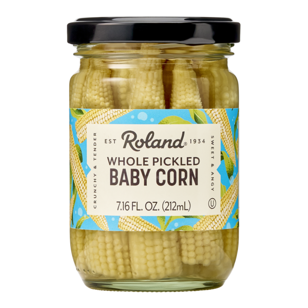ROLAND WHOLE PICKLED BABY CORN 12X7Z16OZ