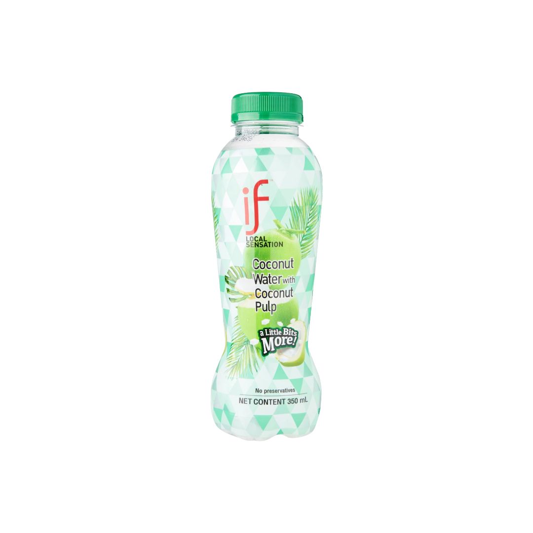IF COCONUT WATER W/ COCONUT PULP 24X350ML