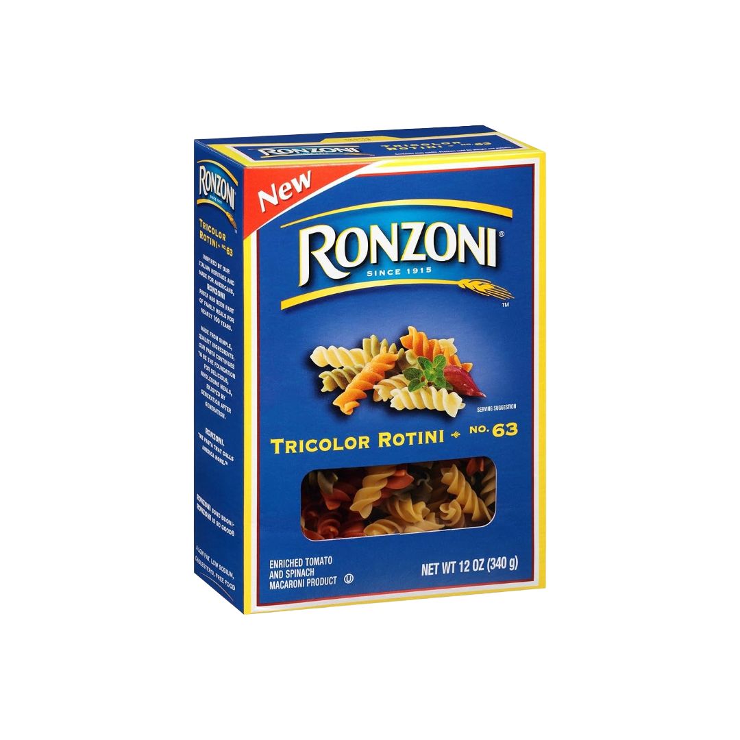 RONZONI TRI-COLOR ROTINI 12X12OZ