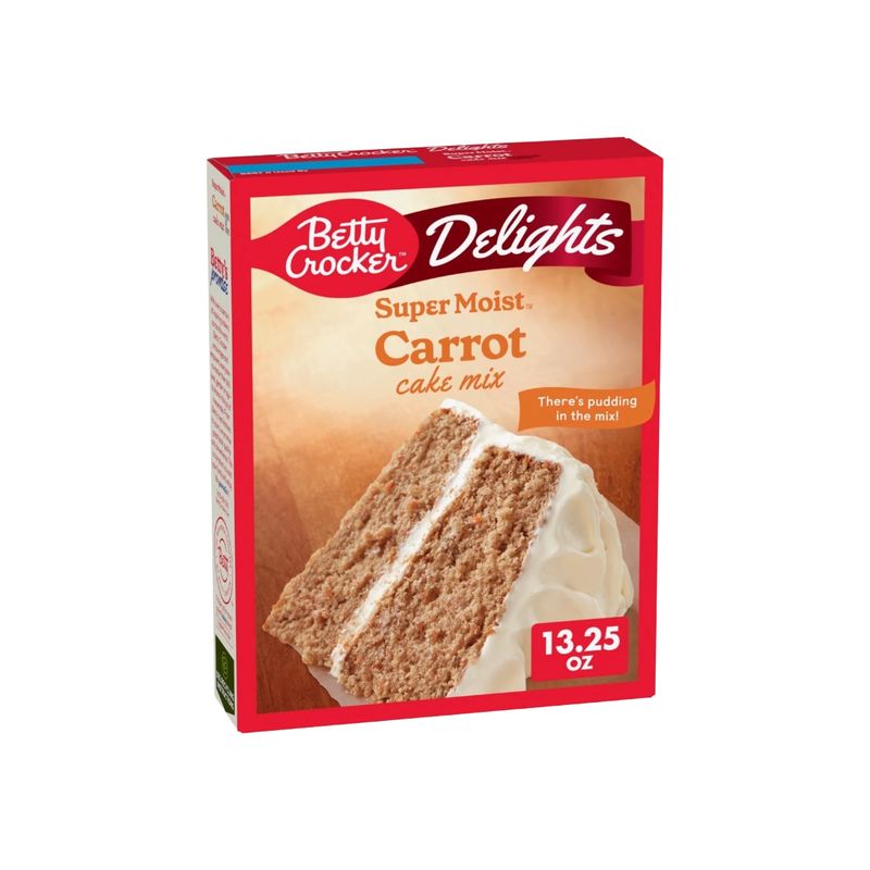 BETTY-CROCKER DELIGHTS SUPER MOIST CARROT CAKE MIX 12X13.25OZ