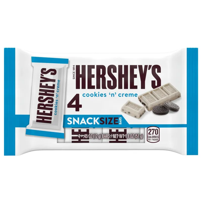 HERS. COOKIES N CREAM BAR 4PK 24X1.8OZ