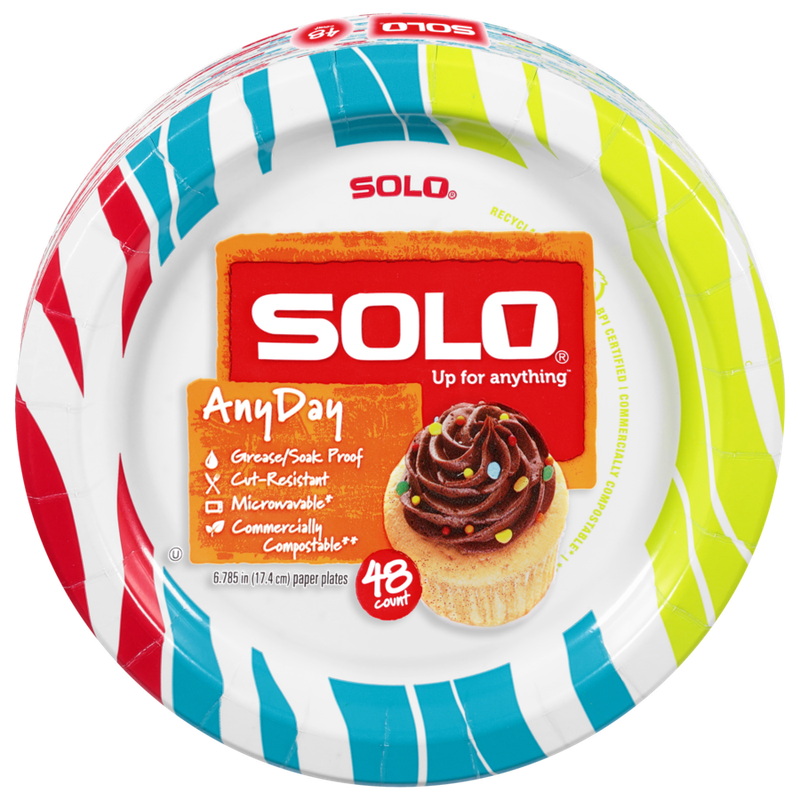 SOLO HEAVY DUTY 7" PLATES 12X48CT