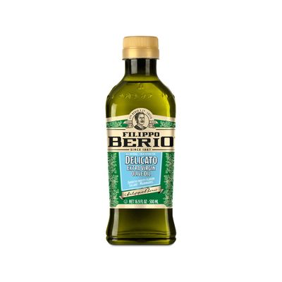 F-BERIO DELICATO EXTRA VIRGIN OLIVE OIL 6X500ML GL
