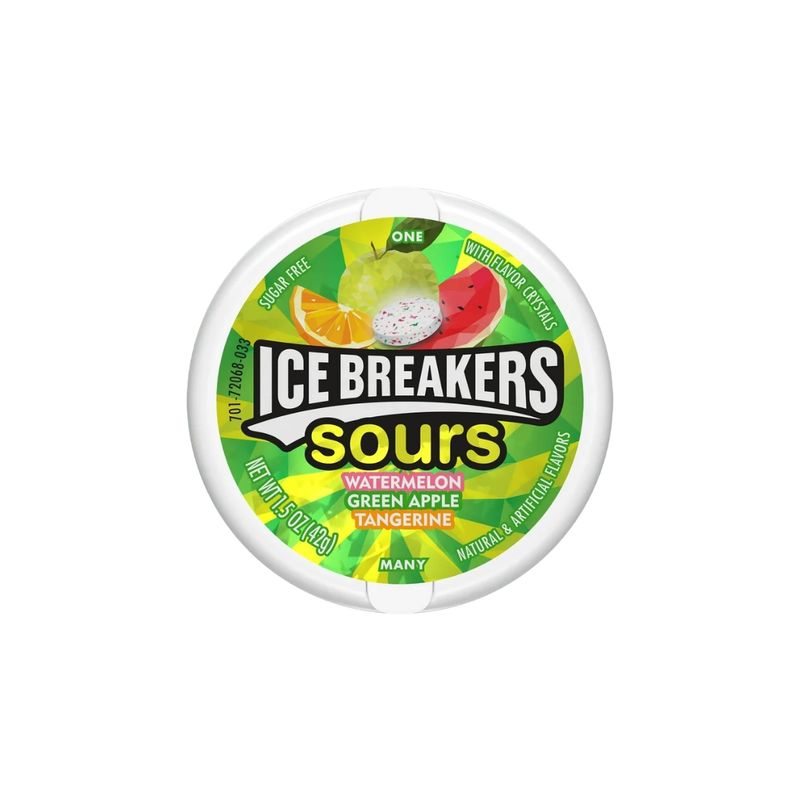 ICE BREAKERS SUGAR FREE SOUR 8X1CT