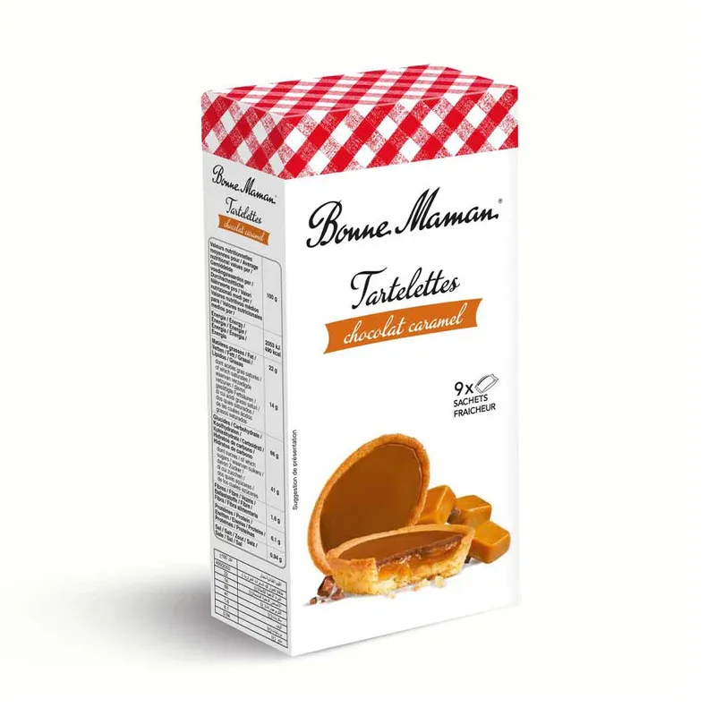 BONNE MAMAN TART CH LAIT CARAMEL BM 12X135G