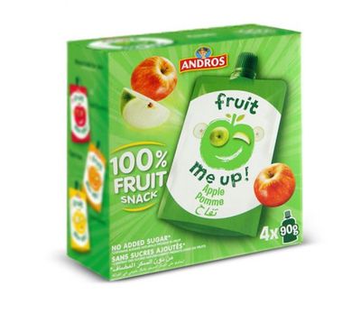 ANDROS FRUIT ME UP APPLE 8X4X90G