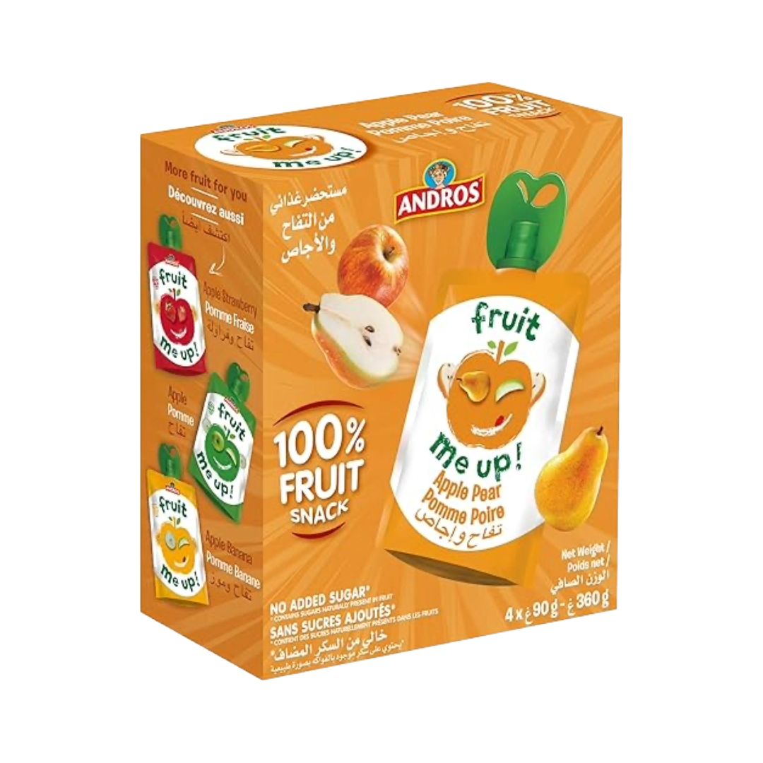 ANDROS FRUIT ME UP APPLE PEAR 8X4X90G