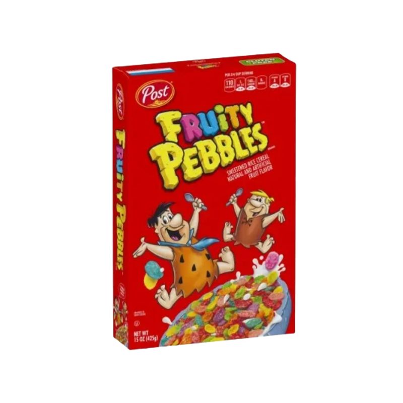 POST FRUITY PEBBLES CEREAL 12X15OZ