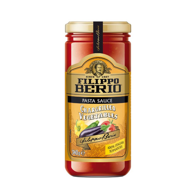 F-BERIO PASTA SAUCE GRVEG 6X340G