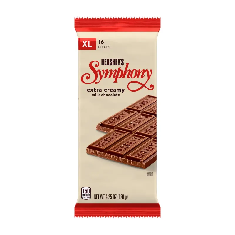 HERS. SYMPHONY MILK CHOCOLATE XL BAR 12X4.25OZ