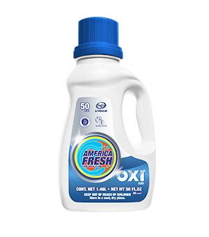 AMERICA FRESH LIQUID DETERGENT ROSES &amp; OXY 8X1.48L