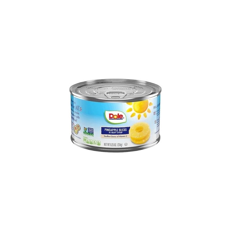 DOLE PINEAPPLE SLICE IN SYRUP 12X8.25OZ
