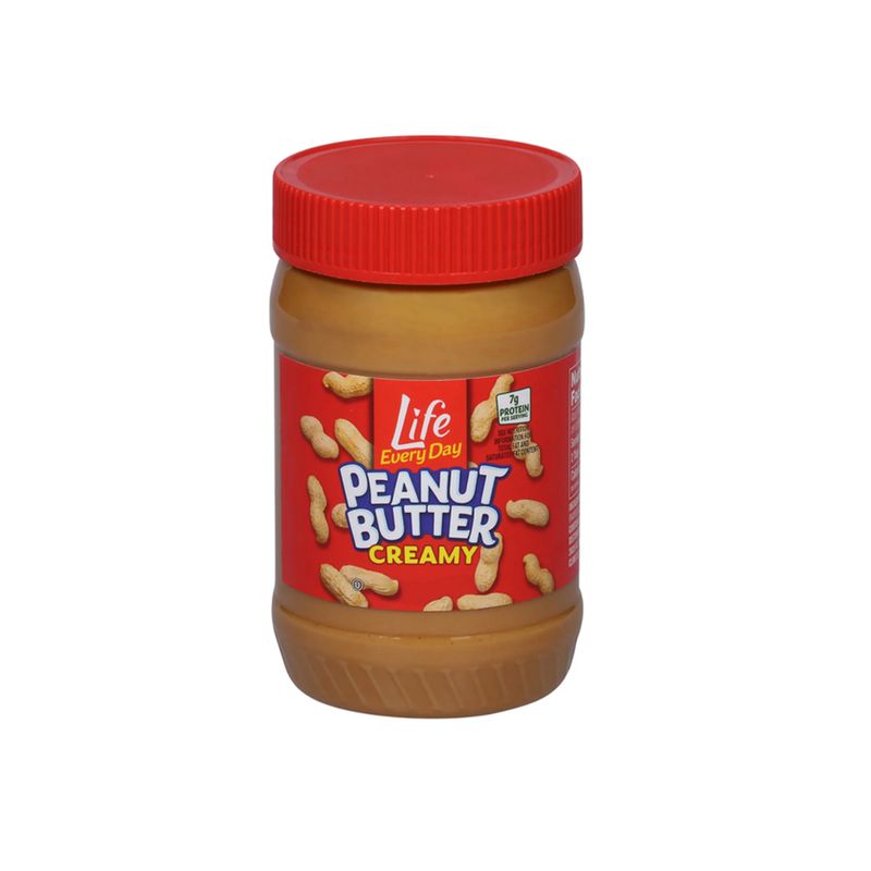 LIFE EVERY DAY CREAMY PEANUT BUTTER 8X40OZ