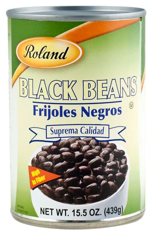 ROLAND BLACK BEANS 24X15.5OZ