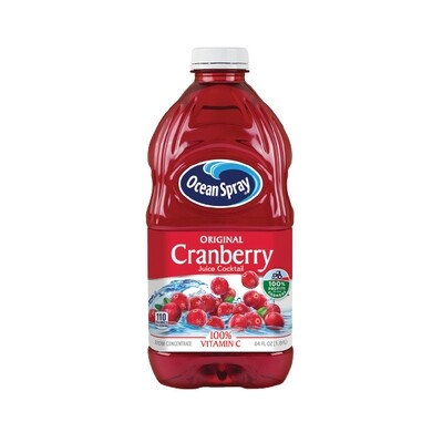 OCEAN SPRAY CRANBERRY COCKTAIL JUICE 8X64OZ